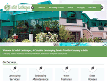 Tablet Screenshot of indishlandscapes.com